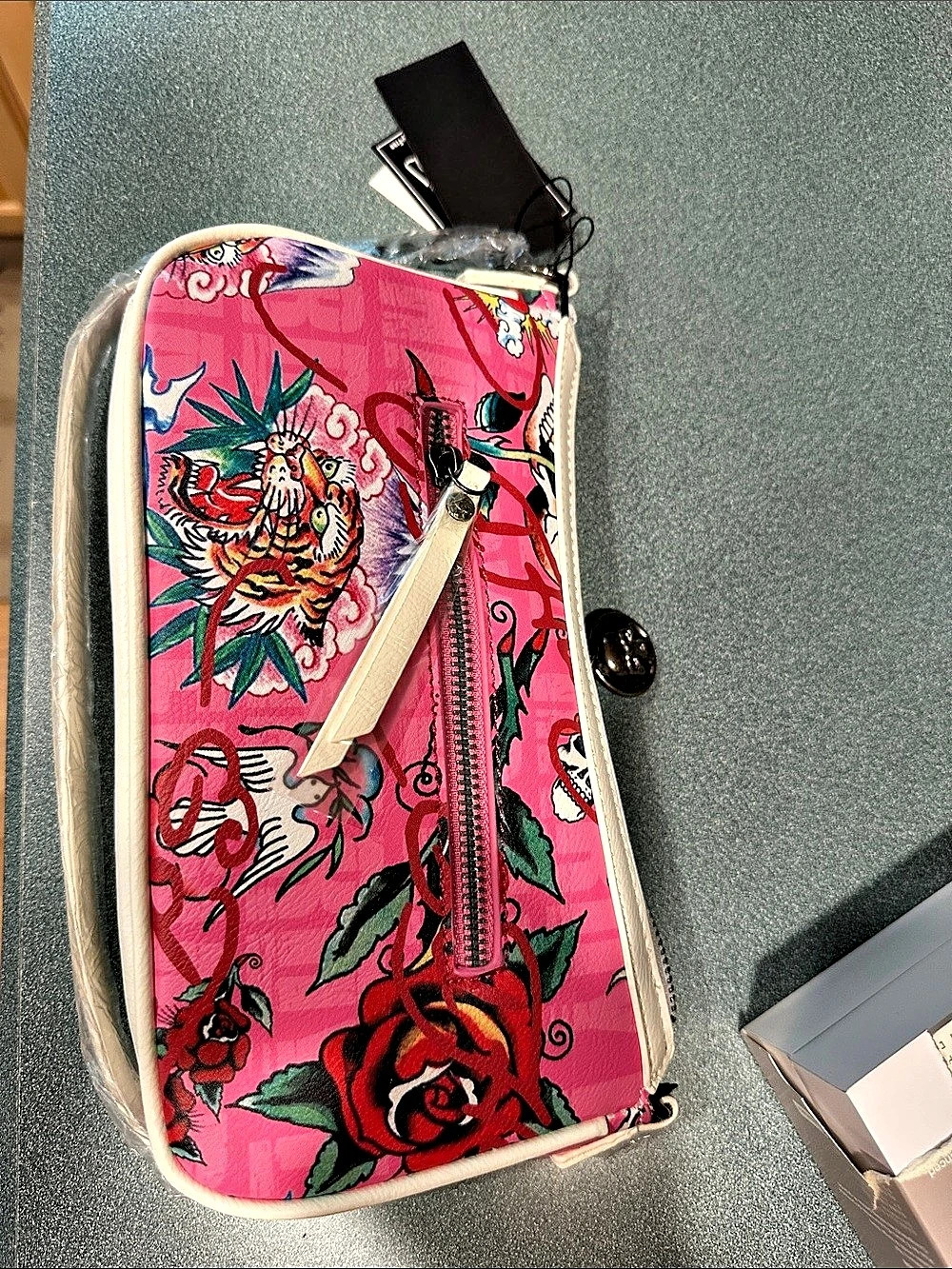 Ed Hardy Floral Purse NWT